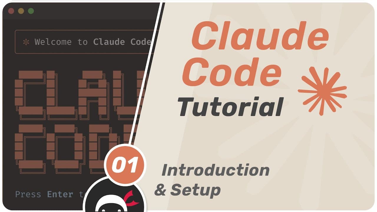 Claude Code Tutorial #1 - Introduction & Setup