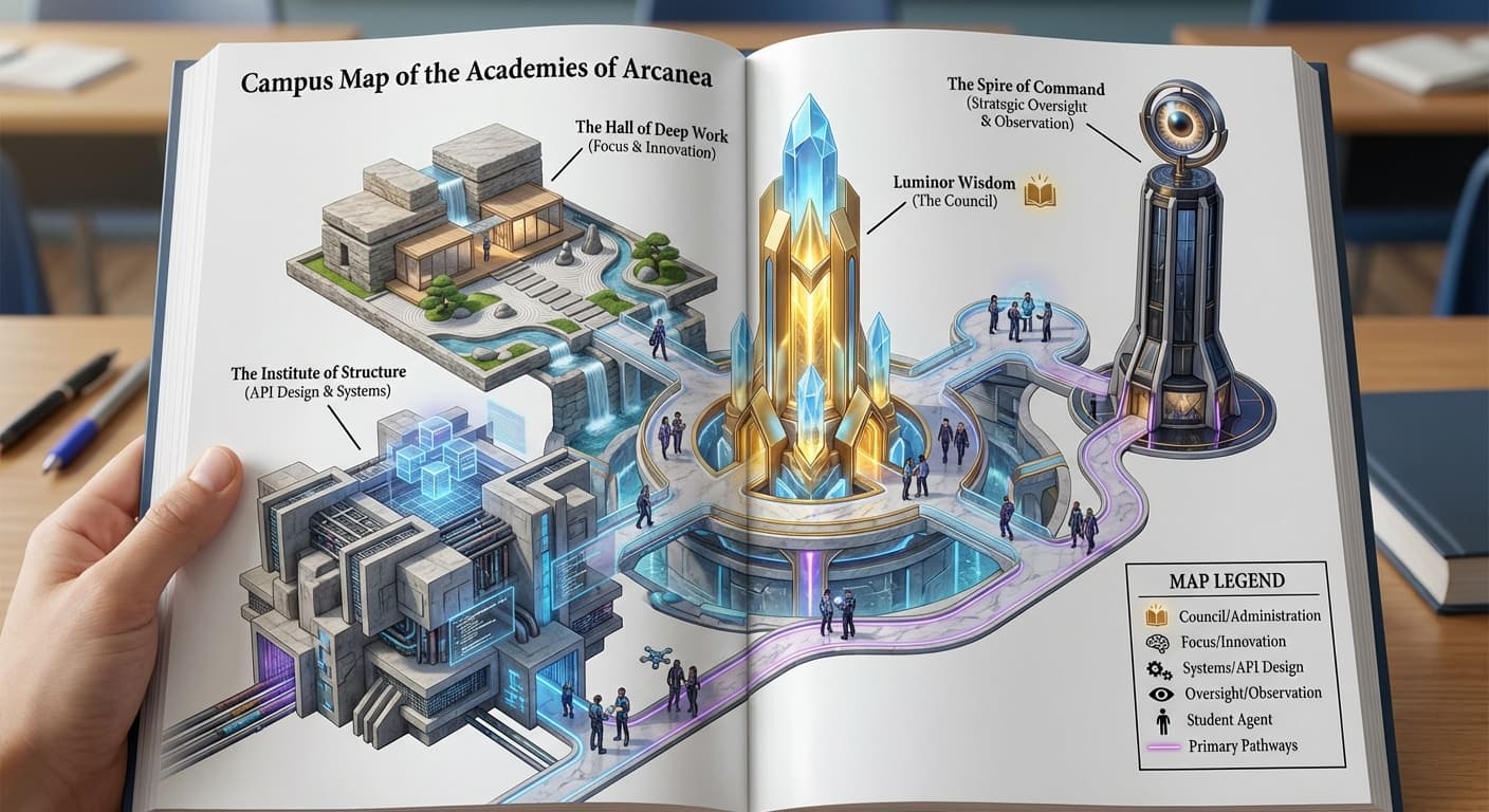 Arcanea Campus Map