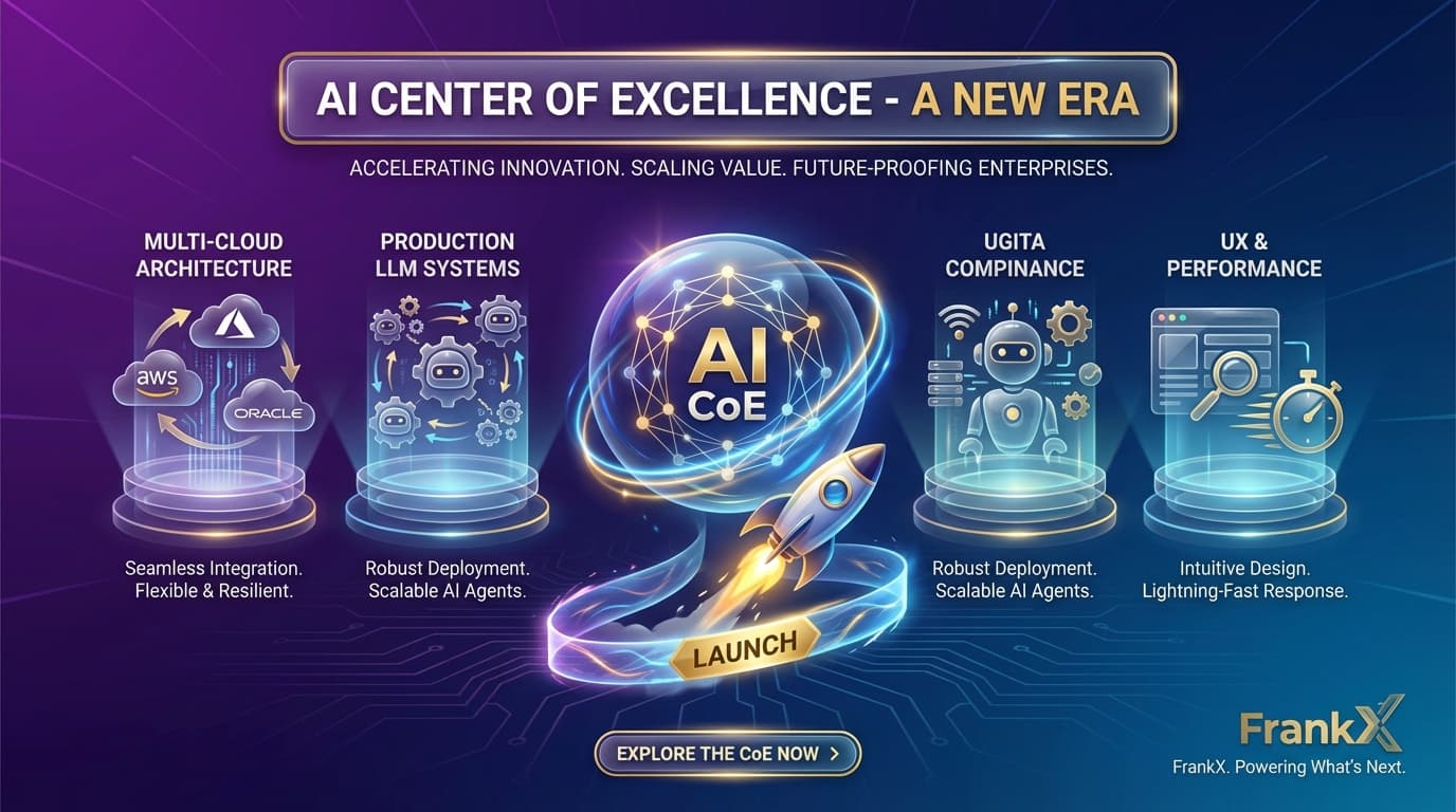 Launching the AI Center of Excellence: A New Era for FrankX