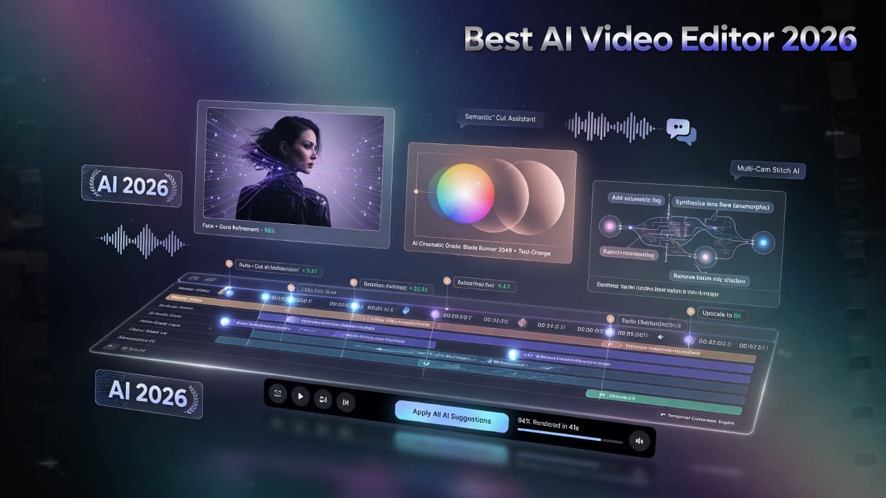 Best AI Video Editor 2026: CapCut vs Descript vs Premiere AI vs Runway