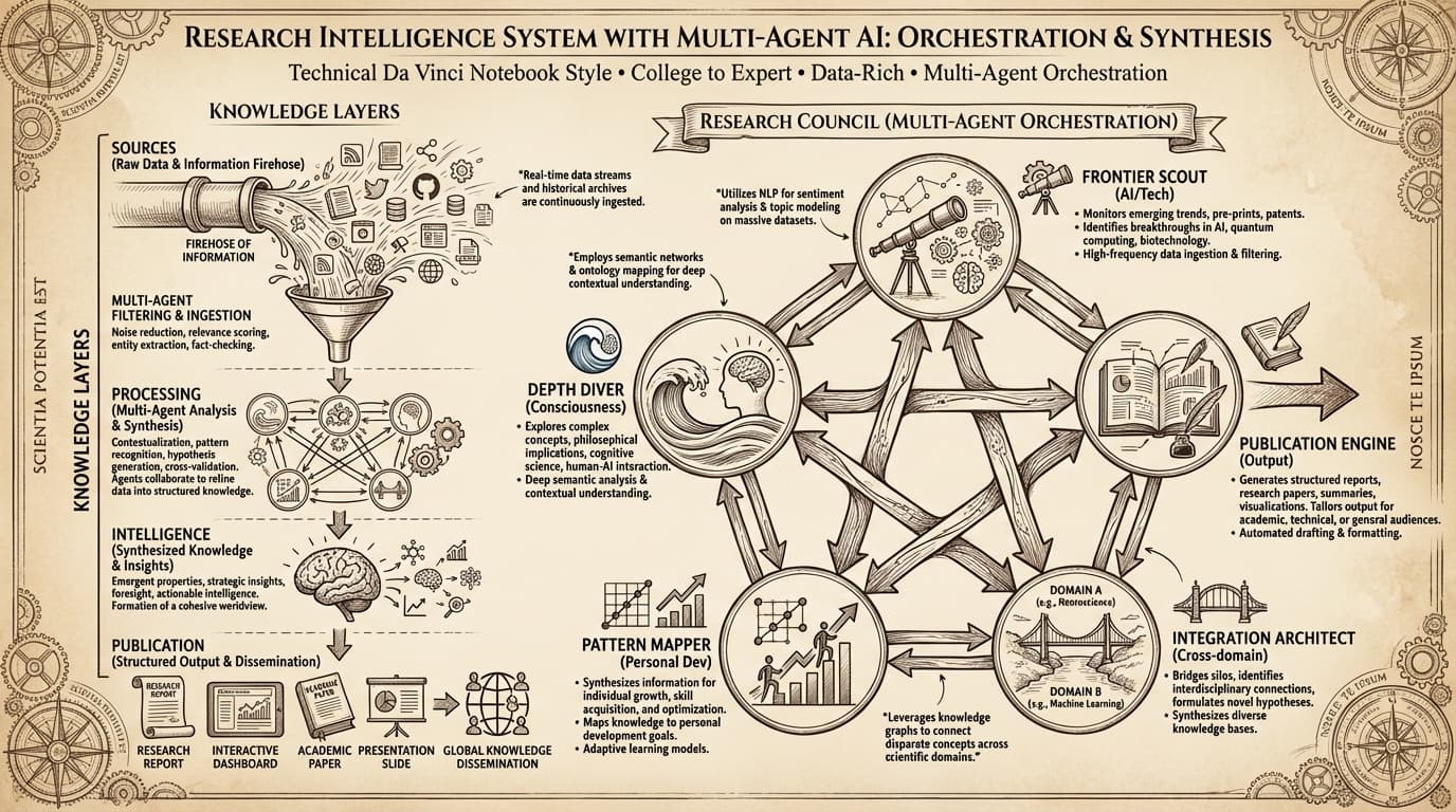 Building a Research Intelligence System: How I Use AI Agents for Daily Knowledge Operations