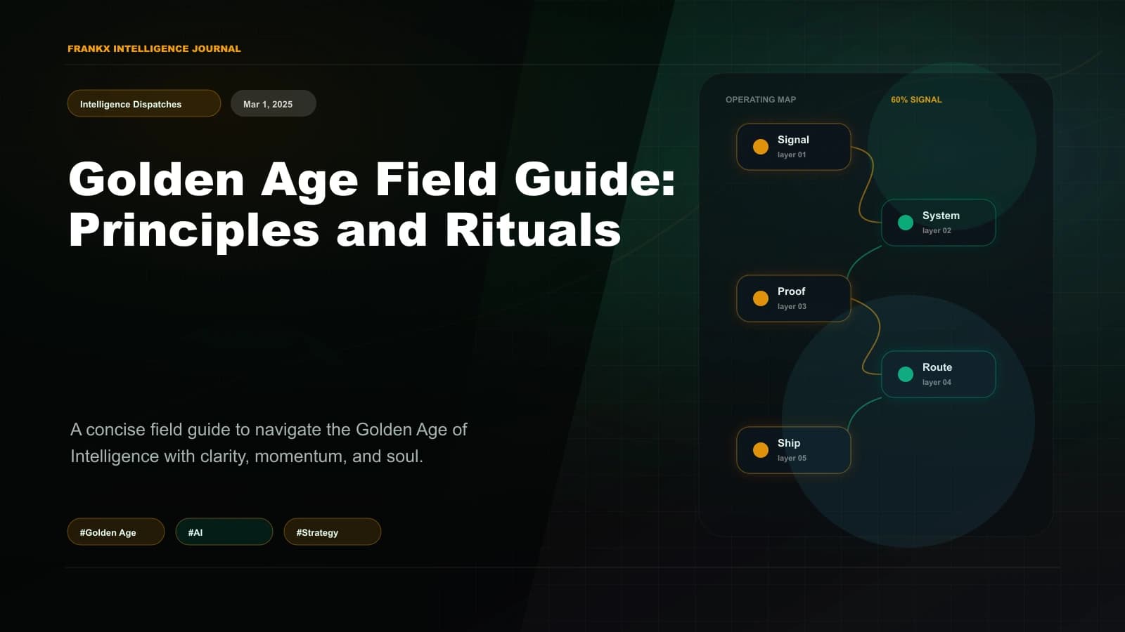Golden Age Field Guide: Principles and Rituals