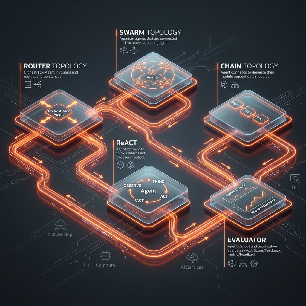 Production LLMs & AI Agents on OCI: Part 2 - Six Agent Orchestration Patterns