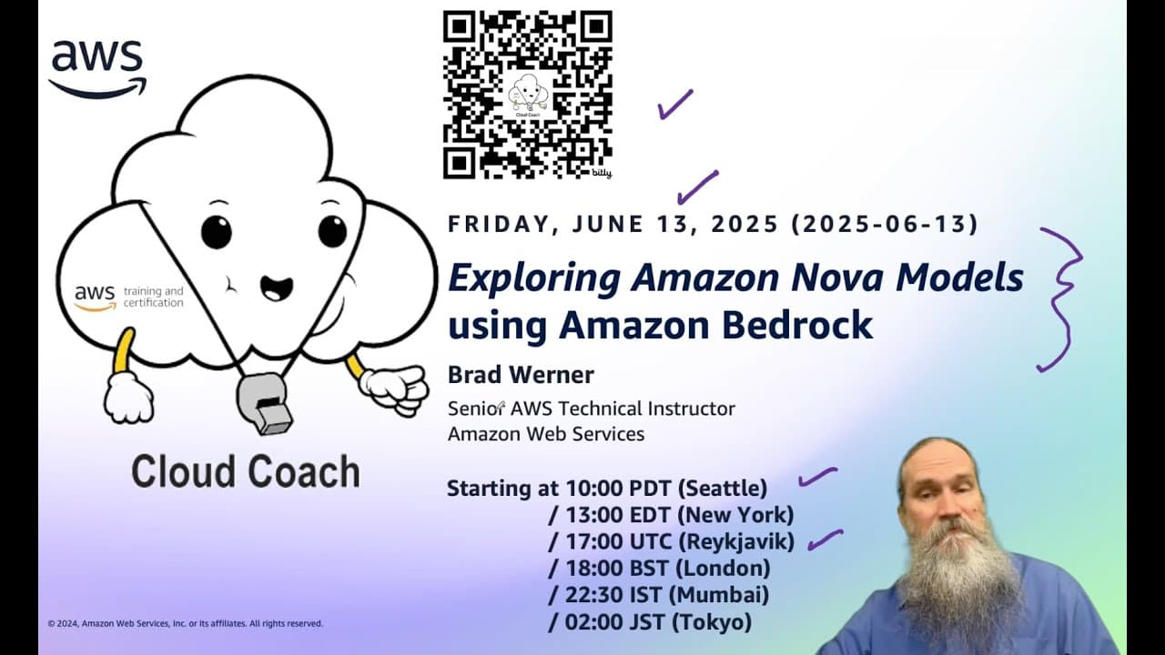 AWS Cloud Coach: Exploring Amazon Nova models using Amazon Bedrock
