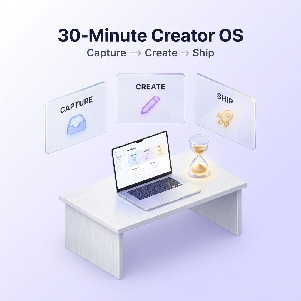 The 30-Minute Creator OS: Build Your Minimum Viable Creative System